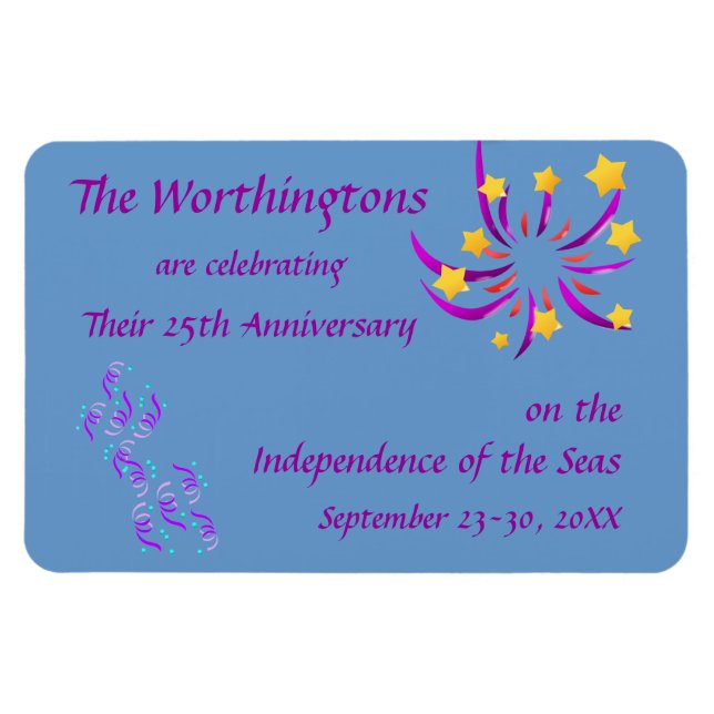Celebration Cruise Magnet (Horizontal)