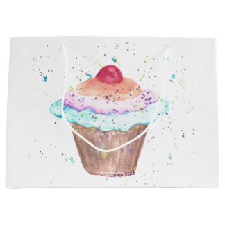 Célébration Cupcake Grand sac cadeau