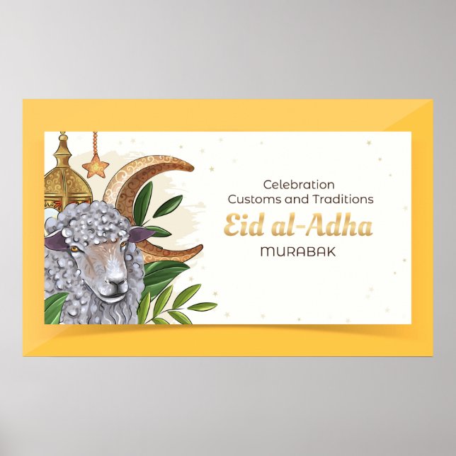 Celebration Custons and Traditions (Eid al-Adha) Poster (Vorne)