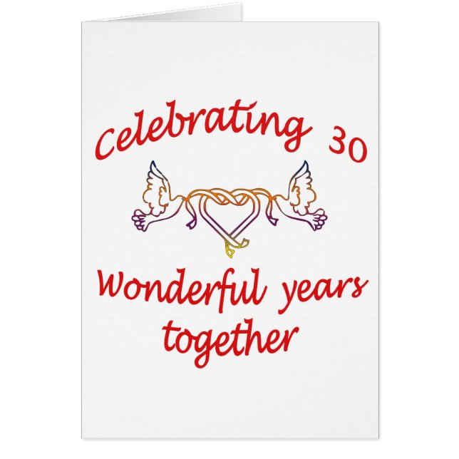 CÉLÉBRATION DE 30 ANS (Devant)