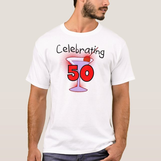 Célébration de 50 T-shirts et cadeaux (Devant)