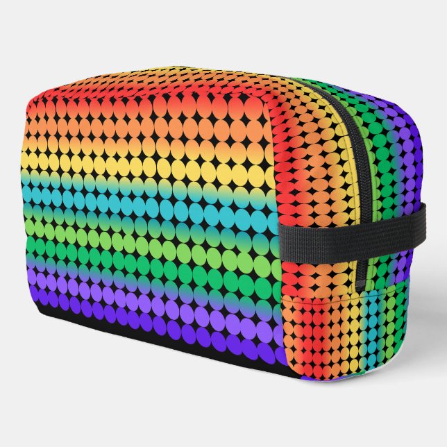 Célébration de la couleur - Sac de toilette arc-en (Coin gauche)