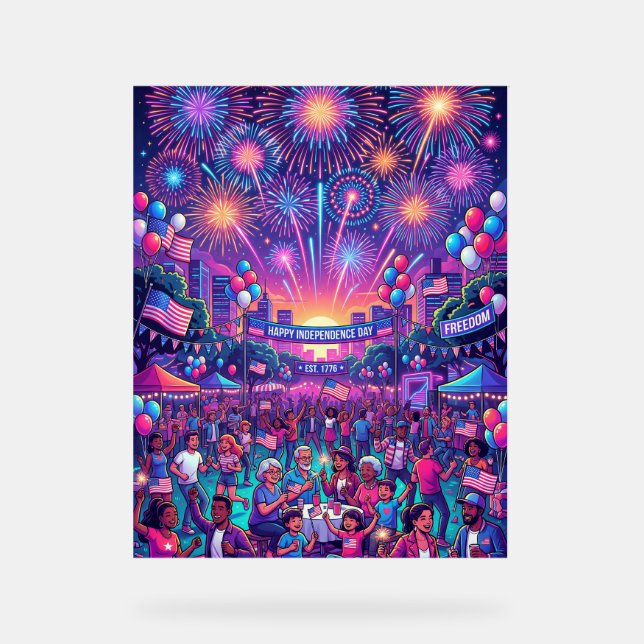 Célébration de la fête de l'Indépendance du 4 juil (Recto)