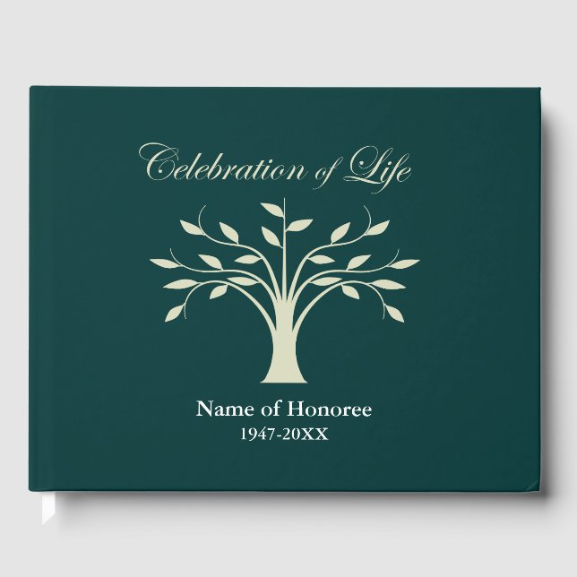 Célébration de la vie Arbre de la vie Design Livre (Recto)