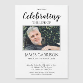 Célébration De La Vie Photo Magnet