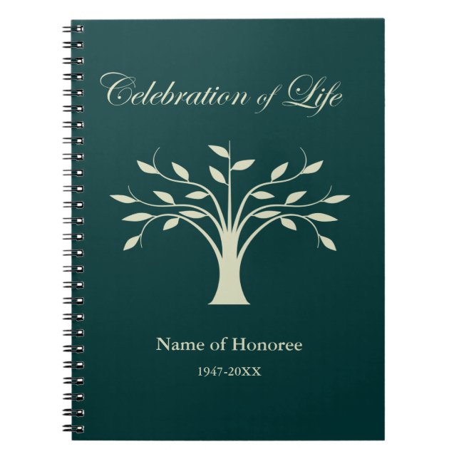 Célébration de l'arbre de vie livre d'or (Devant)