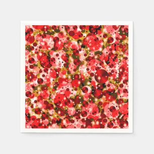 Celebration Dots 6-Strawberry Kiwi Party Napkins Serviette