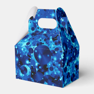 Celebration Dots-7-Blue-Gable Geschenkschachtel