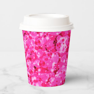 Celebration Dots 9-heiße Pink-PAPER-PARTY CUPS Pappbecher