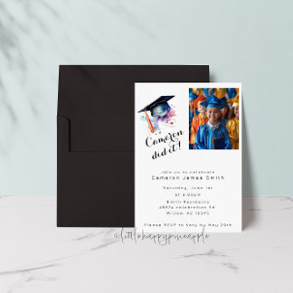 Célébration du diplôme Invitation