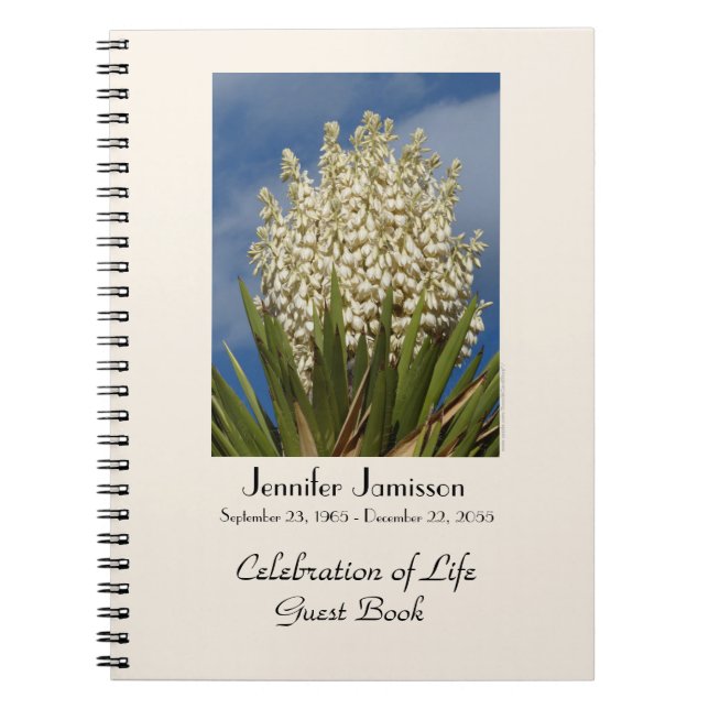 Célébration du livre d'or, Yucca en fleurs (Devant)