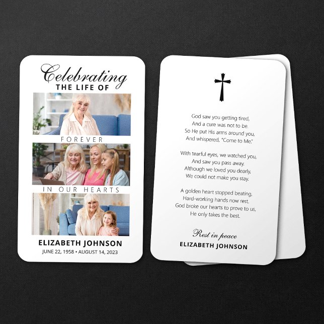 Célébration du mémorial funéraire de vie 3 Carte p (Créateur téléchargé)