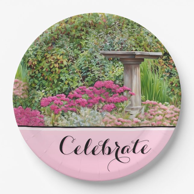 Celebration Garden - Paper Tellers Pappteller (Vorderseite)