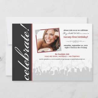Célébration ! Invitation à la fête d'anniversaire