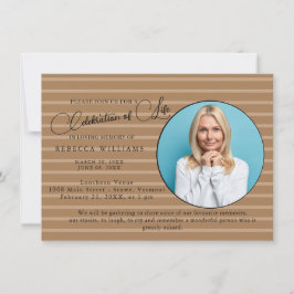 Célébration minime de la vie Invitation