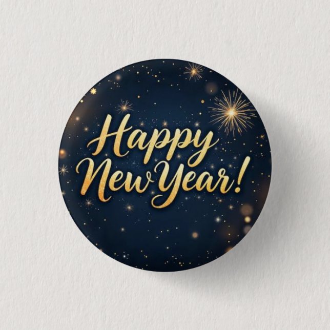 Celebration New Year Patches 2026 Button (Vorderseite)