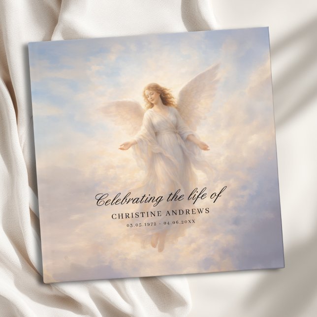  Celebration of Life - Angel Funeral Memorial Gästebuch (Celebration of Life - Angel Funeral Memorial Guest Book)