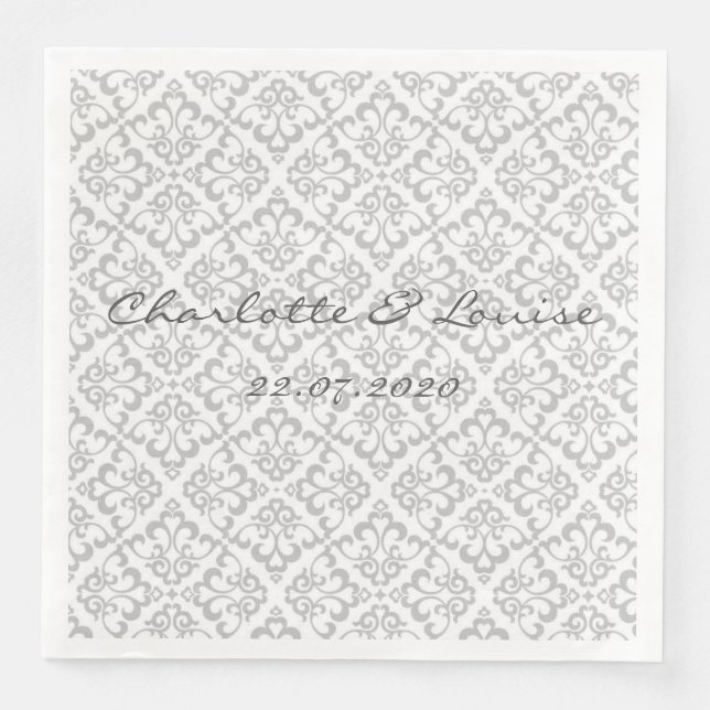 Celebration Paper Napkin - Personalisiert Serviette (Vorderseite)