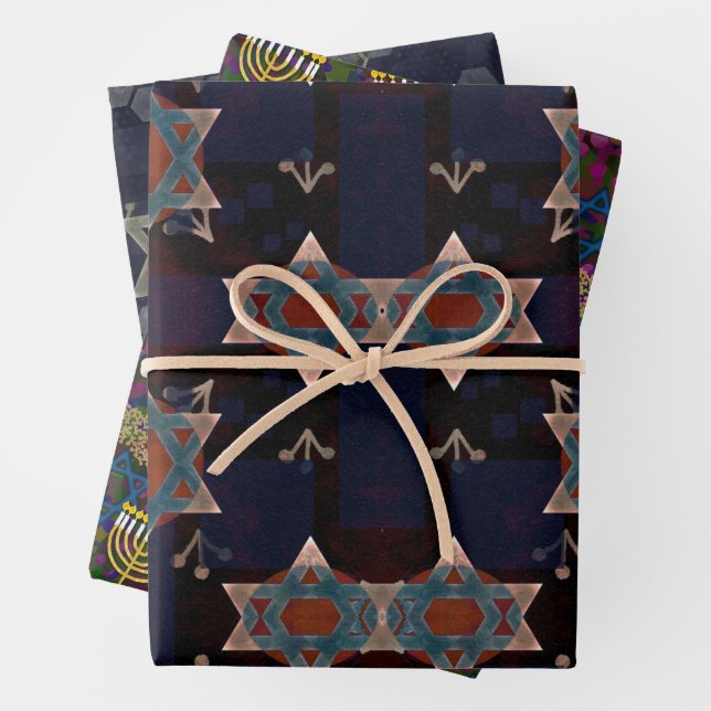 Celebration Star von David Wrapping Paper Geschenkpapier Set (Beispiel)