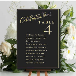 Celebration Wedding Seating Plan Karten Gästebamen