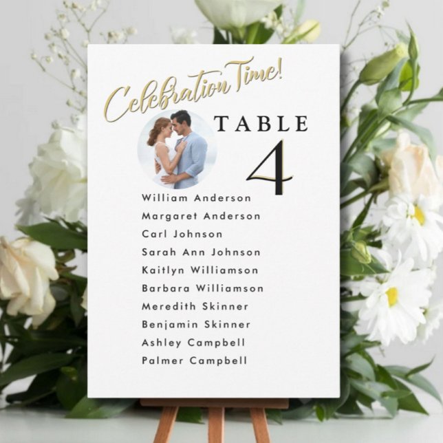 Celebration Wedding Seating Plan Karten Gästebamen (Von Creator hochgeladen)