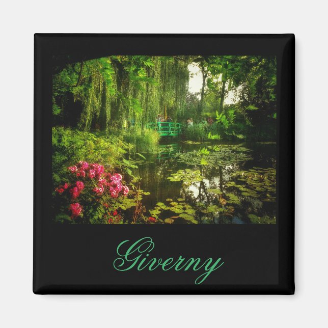 Célèbre Claude Monet Giverny Pond Lilies Magnet (Devant)