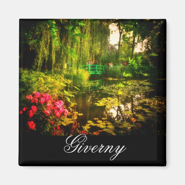 Célèbre Claude Monet Giverny Pond Lilies Magnet (Devant)