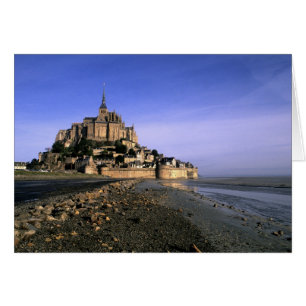 Célèbre forteresse de l'île du Mont St. Michel en
