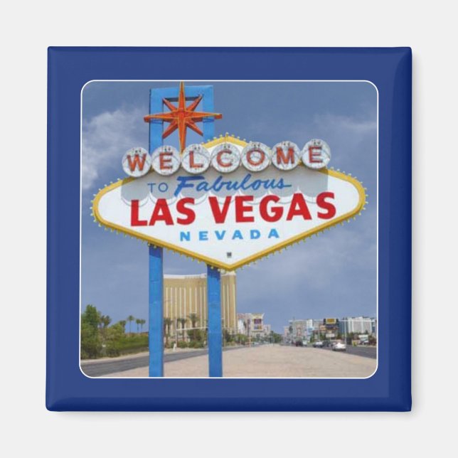 Célèbre Las Vegas NV Signe Voyage Souvenir Magnet (Devant)