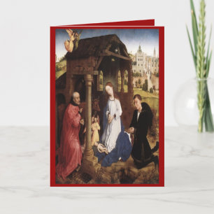 CÉLÈBRE SCÈNE DE NATIVITÉ NOËL ACCUEILLIR CARTE CA