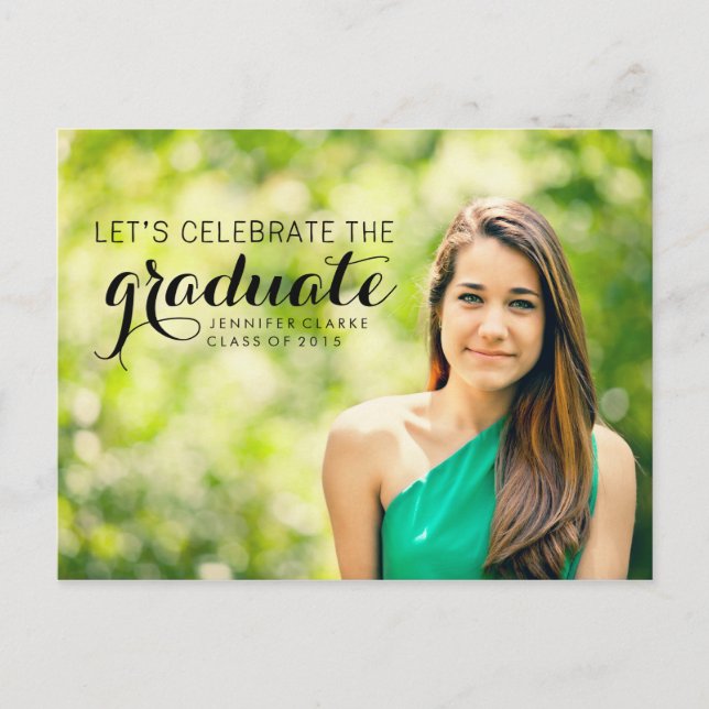 CÉLÉBRER | 2015 GRADUATION PARTY INVITATION (Devant)