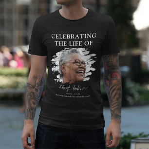 Célébrer La Vie De   T-shirt commémoratif
