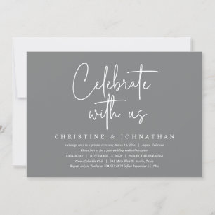 Célébrez avec nous, Invitation à la fête de mariag