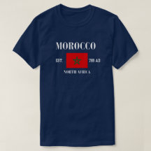Célébrez la Fierté marocaine avec t-shirt Drapeau 