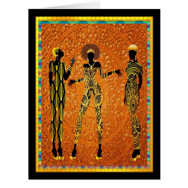 Célébrez la force et le style avec l'élegan afroce (Devant)