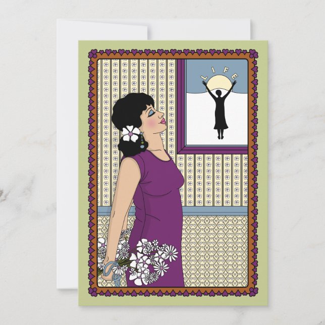 Célébrez la vie Carte A_Flat 5"x7" (Devant)