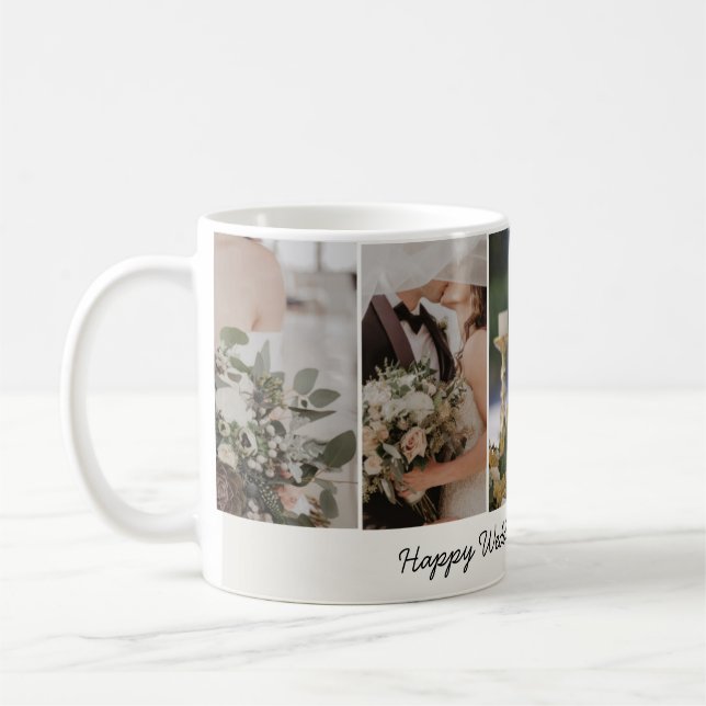 "Célébrez l'amour éternel - Mug photo anniversaire (Gauche)