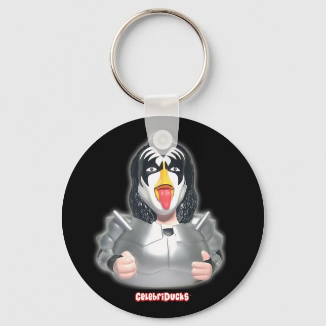 CelebriDucks Gene SImmons Kiss Schlüsselanhänger (Vorderseite)