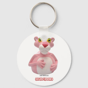 CelebriDucks Gummienten-Rosa-Panther Schlüsselanhänger
