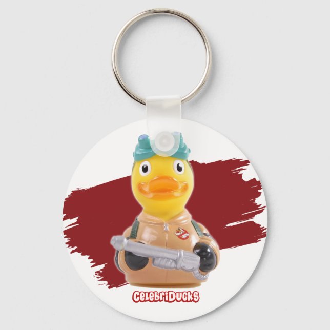 CelebriDucks Rubber Duck GooseBusters Schlüsselanhänger (Vorderseite)