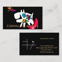 Celebrity Dog Academy Business Card Visitenkarte