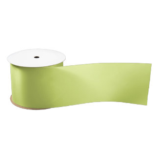 Celery Green Solid Color Satinband