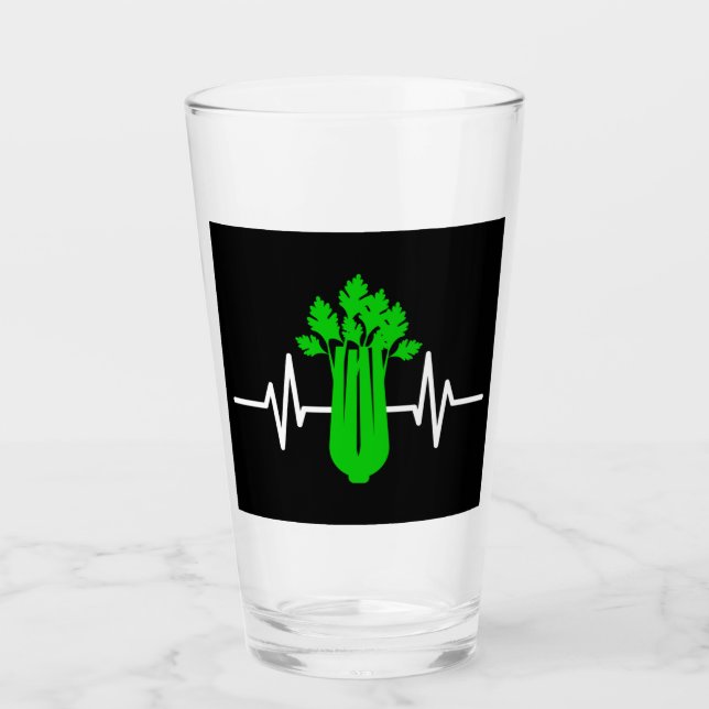 Celery Heartbeat Glas (Vorderseite)
