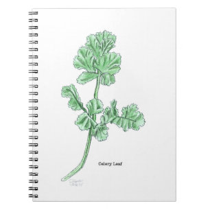 Celery Leaf Notizblock