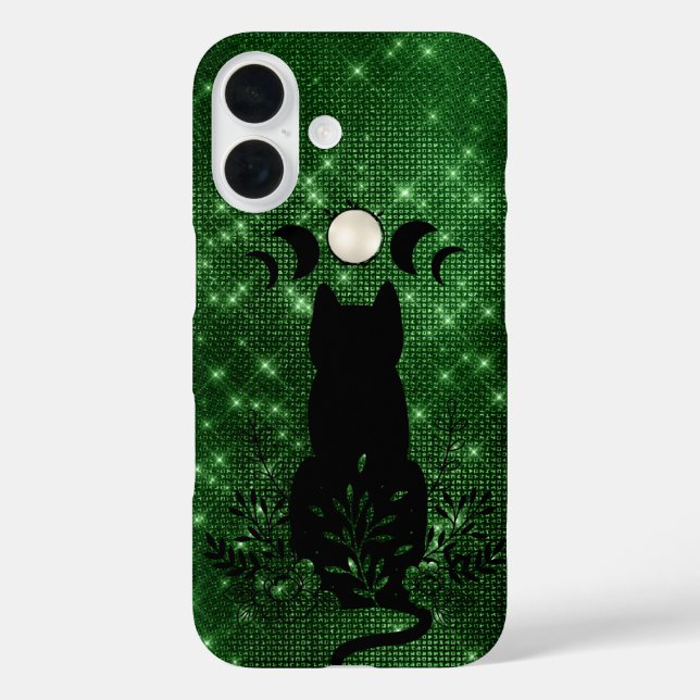 Céleste Cat iPhone 16 Coque (Verso)