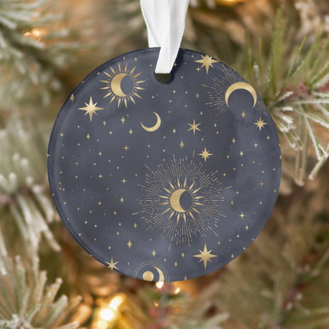 Céleste ciel de nuit ornement motif (Arbre)