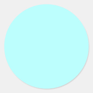 Celeste Green Runder Aufkleber