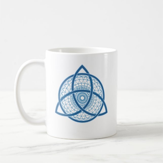 Céleste noeud spirale Mug (Gauche)