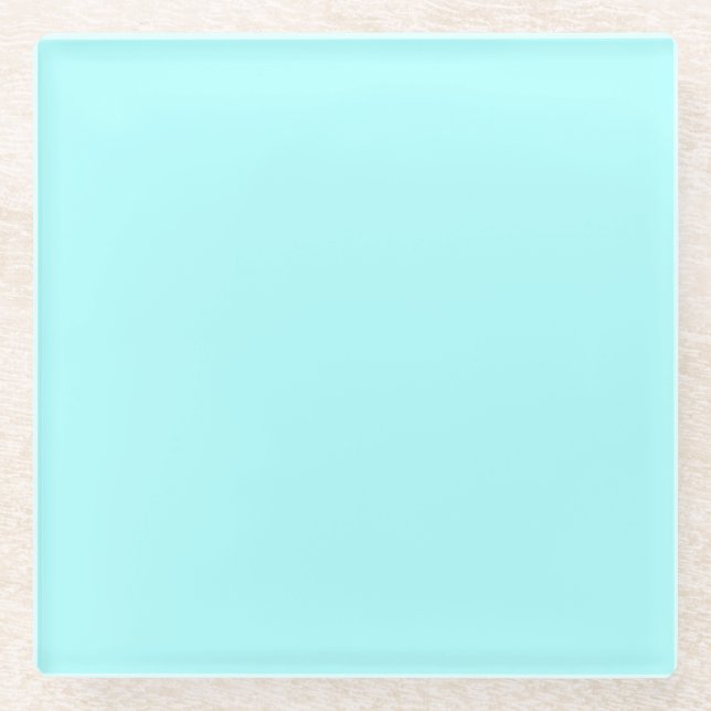 Celeste Square Glass Untersetzer (Vorderseite)