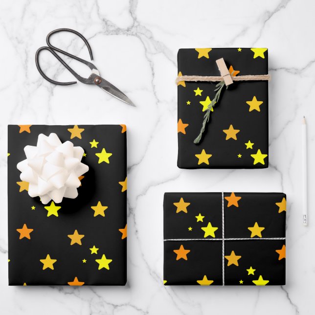 Celestes Geschenkpapier Set (Vorderseite)
